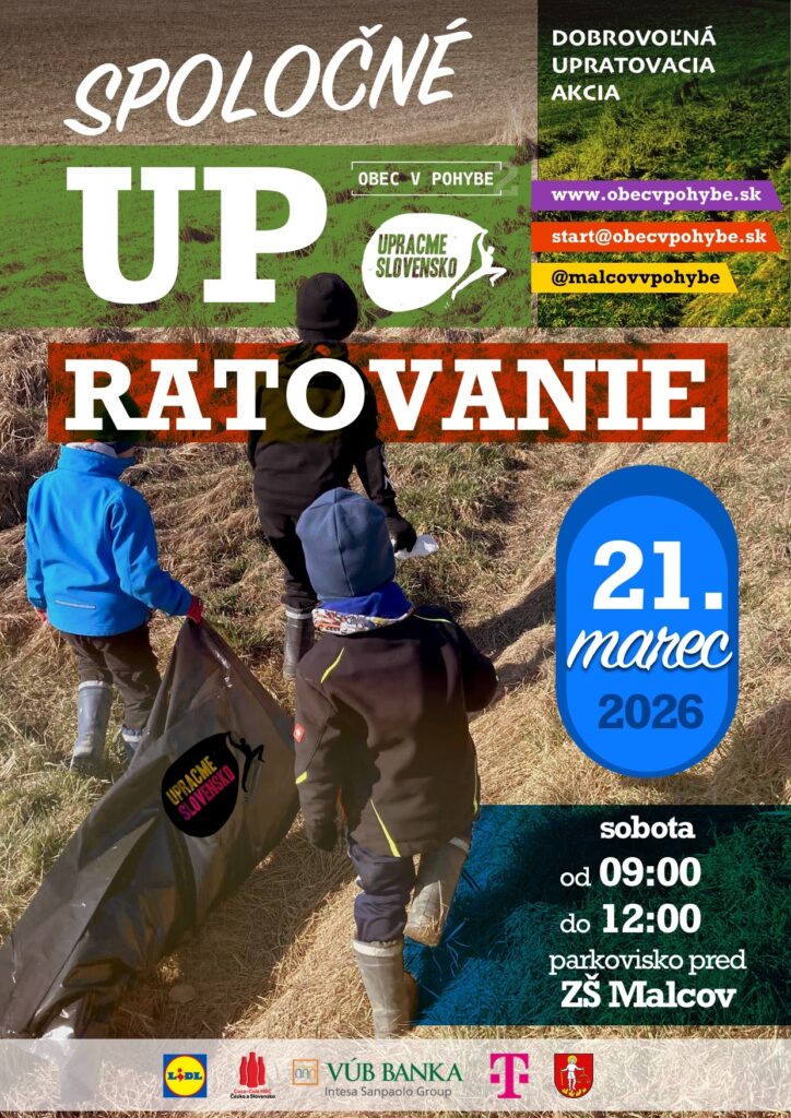 Plagát: Spoločné upratovanie #2, 21. marec 2026